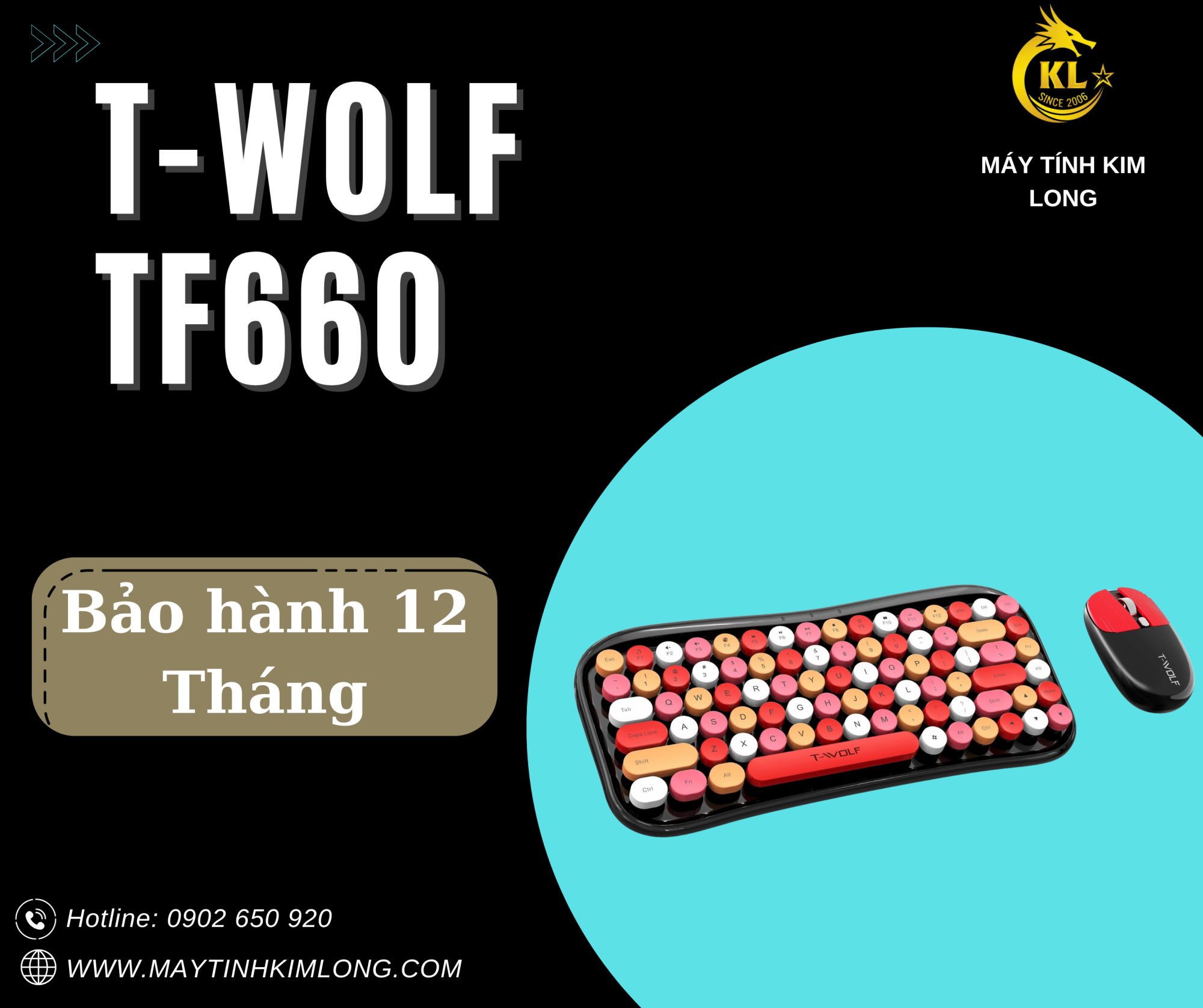 COMBO ko dây T-Wolf TF660 URBAN WOMEN